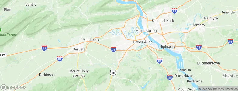 Mechanicsburg, United States Map