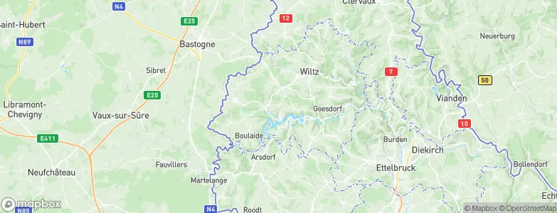 Mecher, Luxembourg Map
