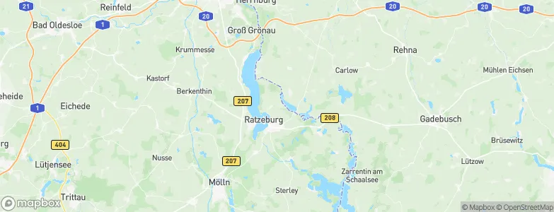 Mechow, Germany Map