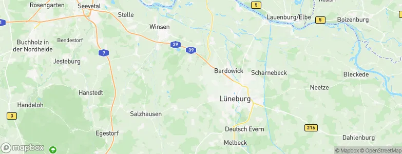 Mechtersen, Germany Map