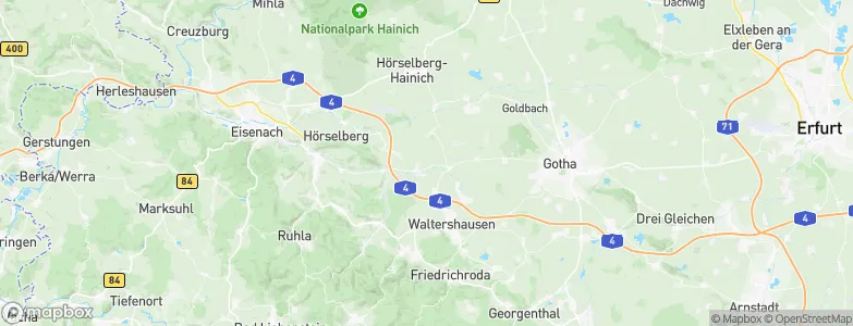 Mechterstädt, Germany Map