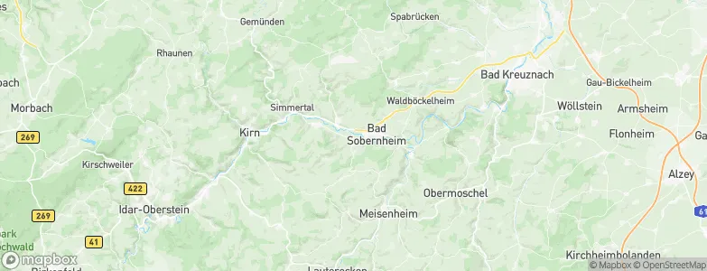 Meddersheim, Germany Map