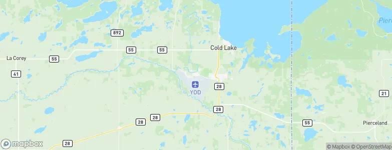 Medley, Canada Map
