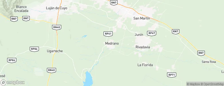 Medrano, Argentina Map