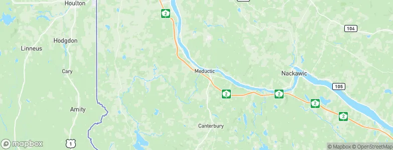 Meductic, Canada Map