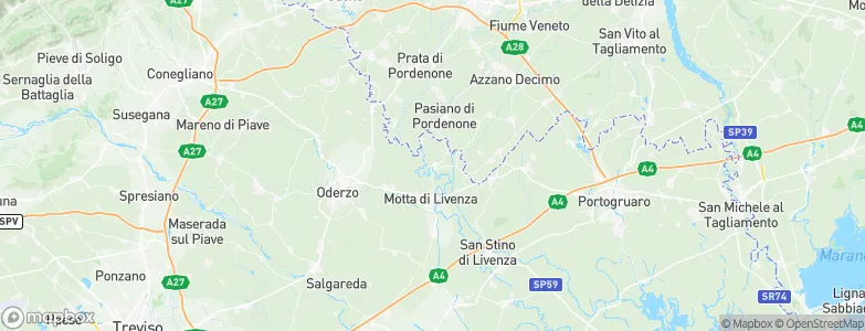 Meduna di Livenza, Italy Map