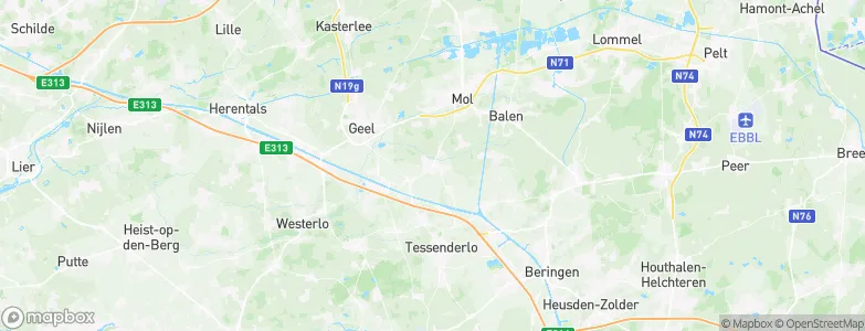Meerhout, Belgium Map