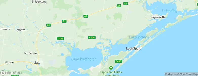 Meerlieu, Australia Map
