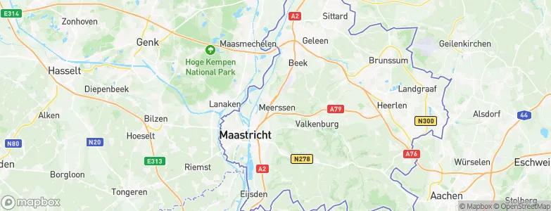 Meerssen, Netherlands Map
