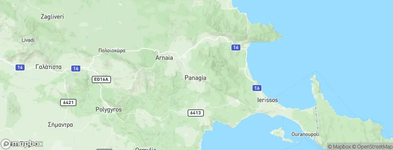 Megali Panagia, Greece Map