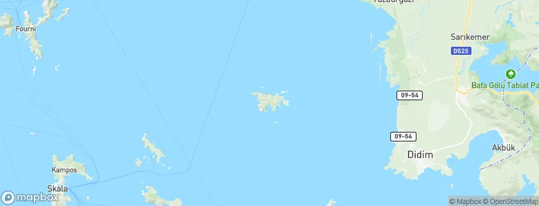 Megálo Chorió, Greece Map