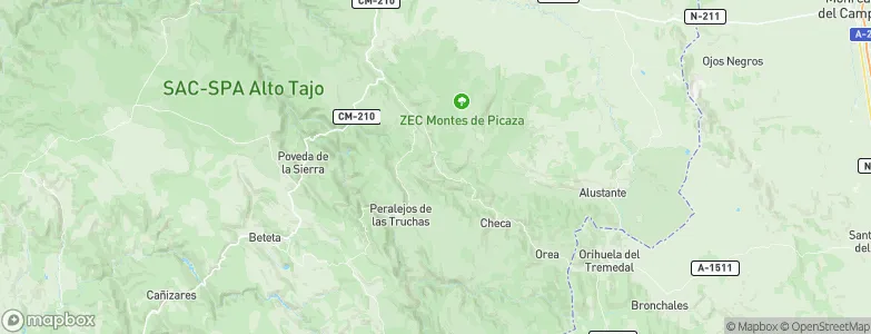 Megina, Spain Map