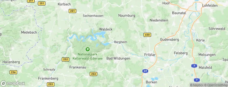 Mehlen, Germany Map