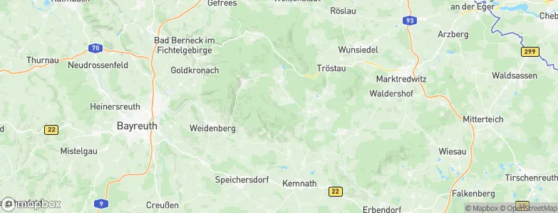 Mehlmeisel, Germany Map