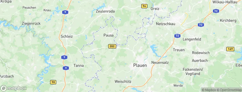 Mehltheuer, Germany Map