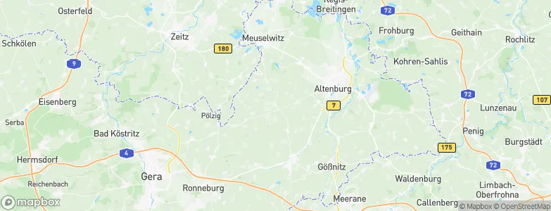 Mehna, Germany Map