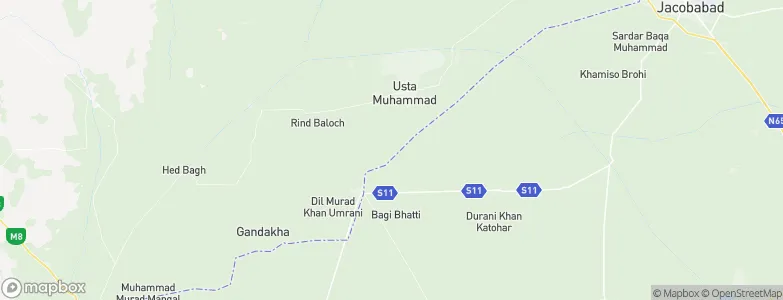 Mehrabpur, Pakistan Map