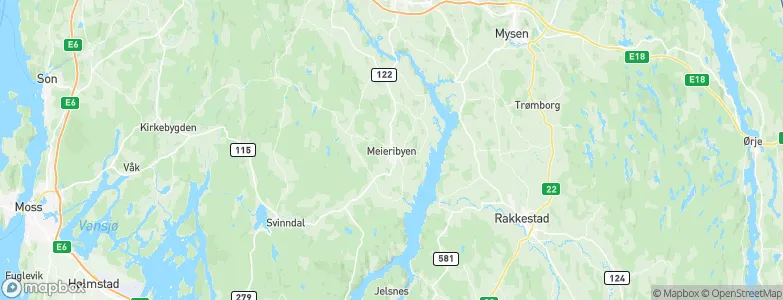 Meieribyen, Norway Map