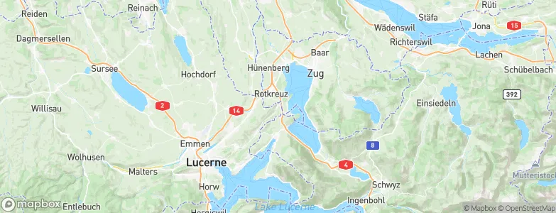 Meierskappel, Switzerland Map