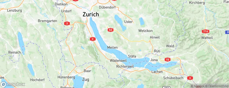 Meilen, Switzerland Map