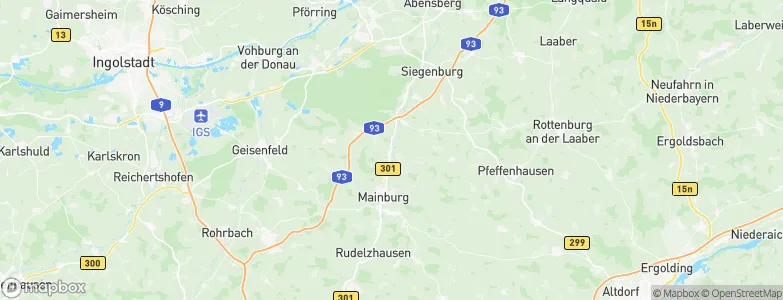 Meilenhofen, Germany Map