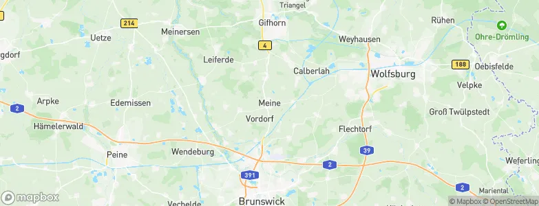 Meine, Germany Map