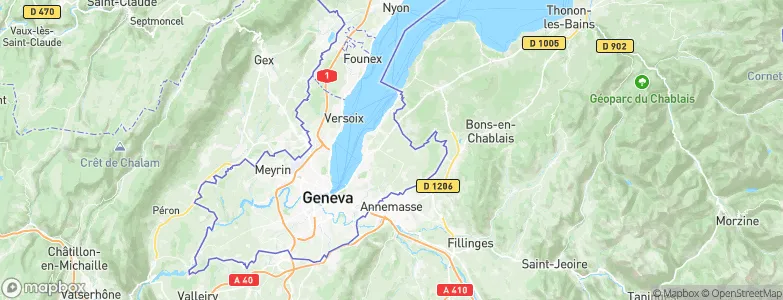 Meinier, Switzerland Map