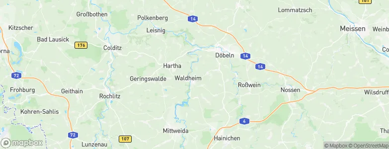 Meinsberg, Germany Map