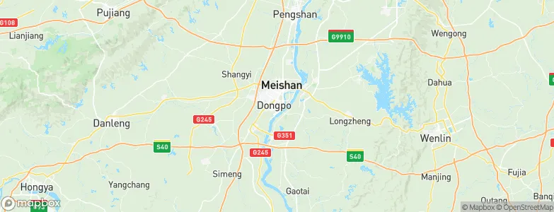 Meishan, China Map