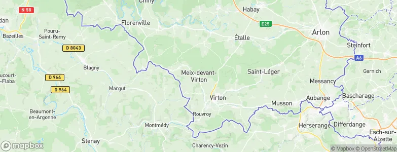 Meix-devant-Virton, Belgium Map