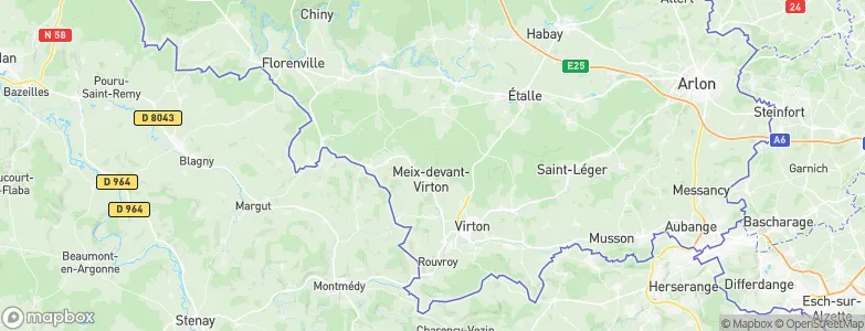 Meix-devant-Virton, Belgium Map