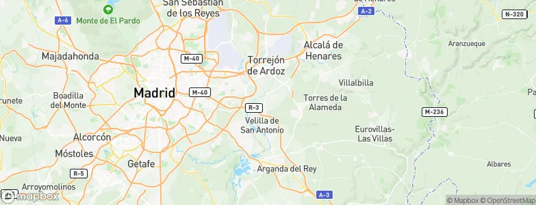 Mejorada del Campo, Spain Map