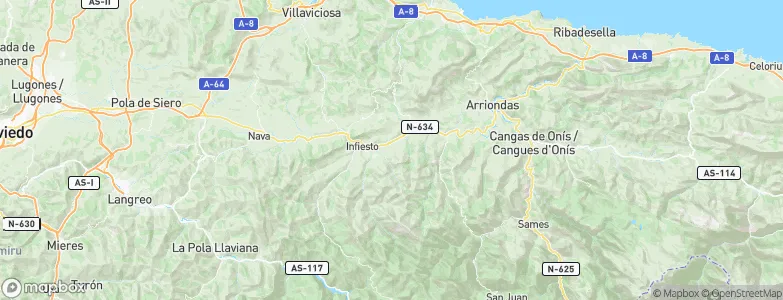Melarde, Spain Map