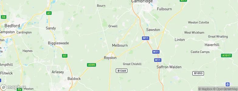Melbourn, United Kingdom Map