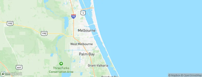 Melbourne Beach, United States Map