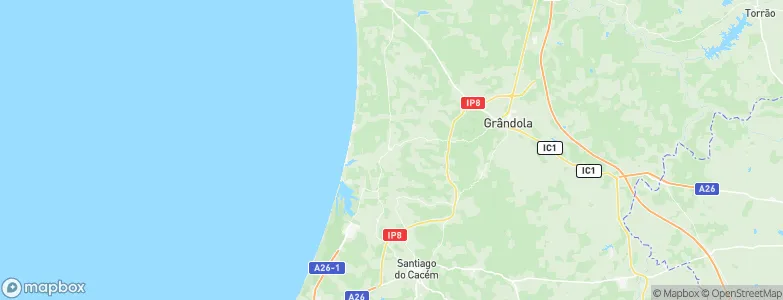 Melides, Portugal Map