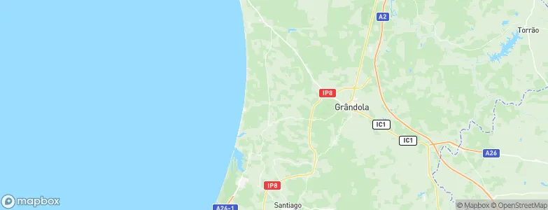 Melides, Portugal Map