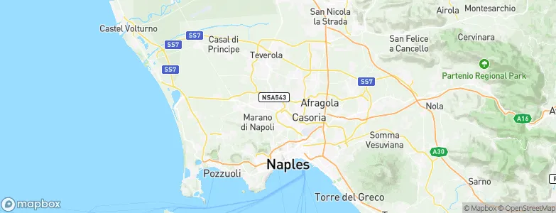 Melito di Napoli, Italy Map