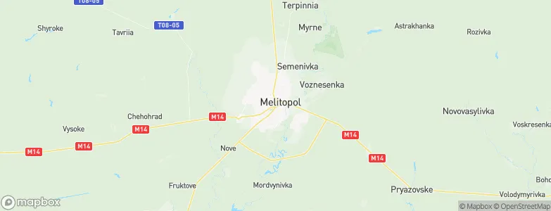 Melitopol, Ukraine Map