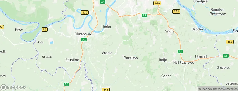 Meljak, Serbia Map