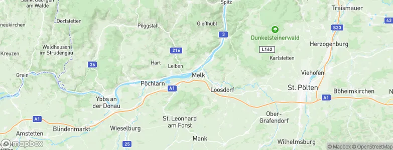 Melk, Austria Map