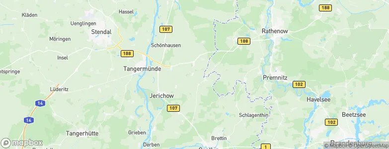 Melkow, Germany Map