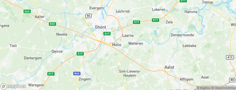 Melle, Belgium Map
