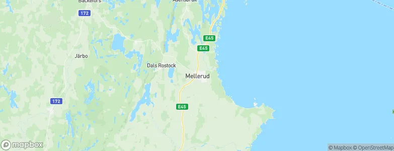 Mellerud, Sweden Map