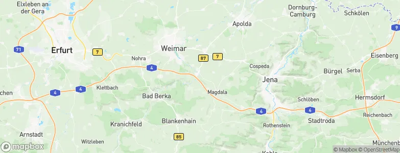 Mellingen, Germany Map