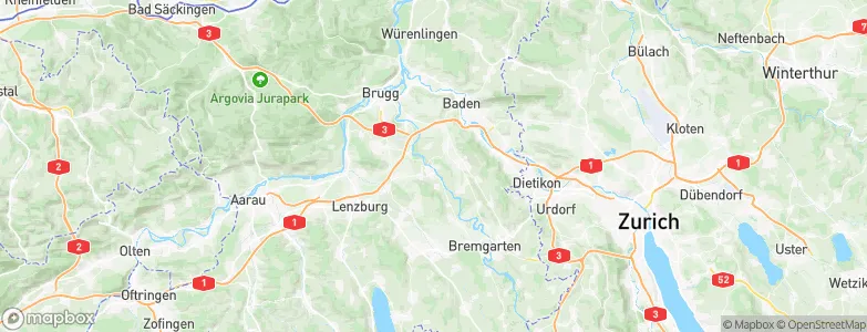 Mellingen, Switzerland Map