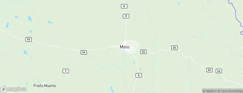 Melo, Uruguay Map