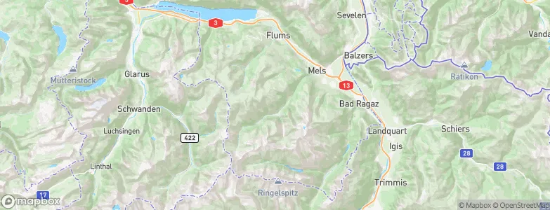 Mels, Switzerland Map