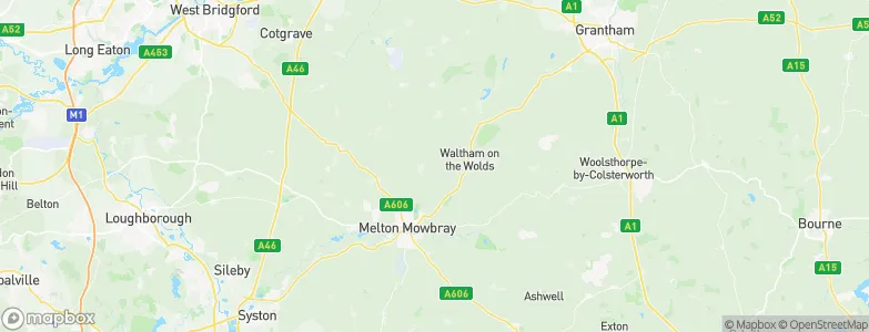 Melton District, United Kingdom Map