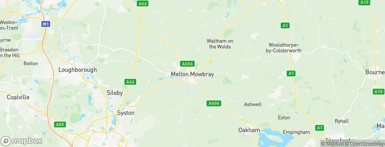 Melton Mowbray, United Kingdom Map